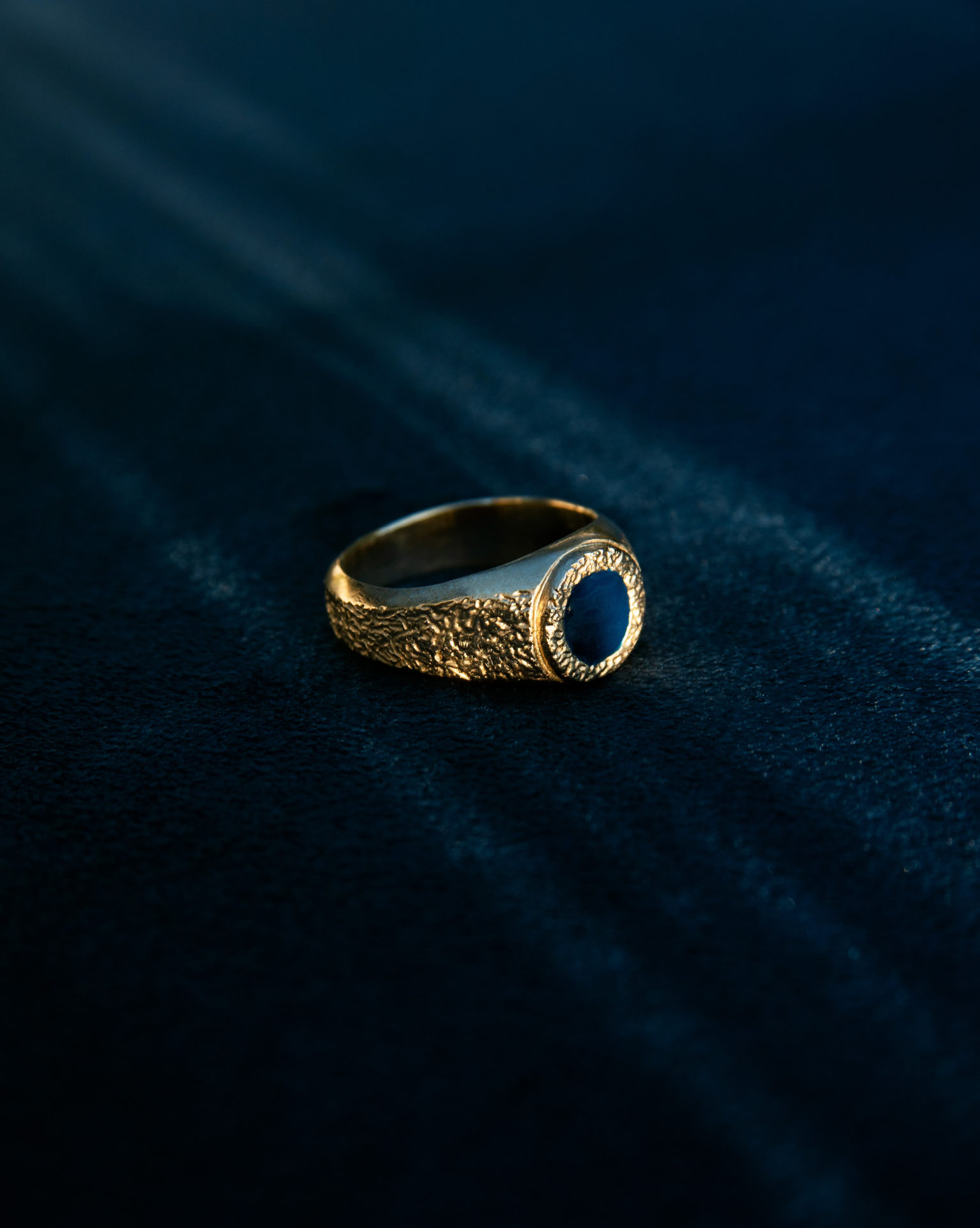 HYQS_ABYSSE_BLEU_ HYQS Bague Abysse