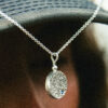 HYQS - PENDENTIF ABYSSE - SAPHIR BLEU