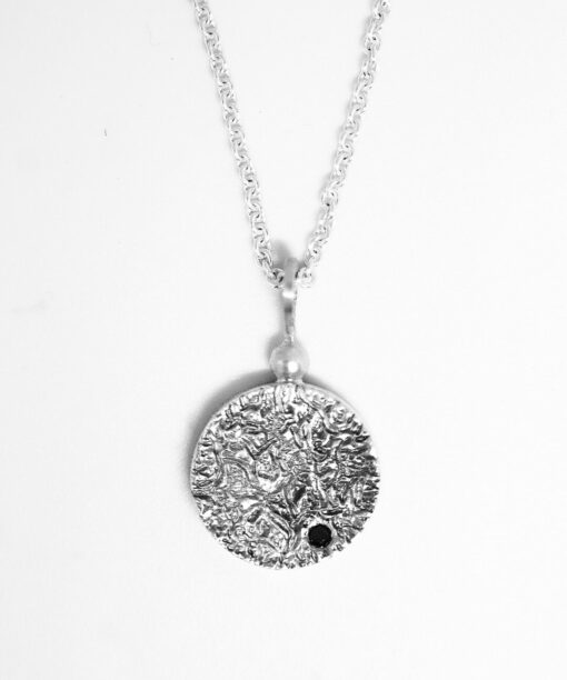HYQS - PENDENTIF ABYSSE - DIAMANT NOIR