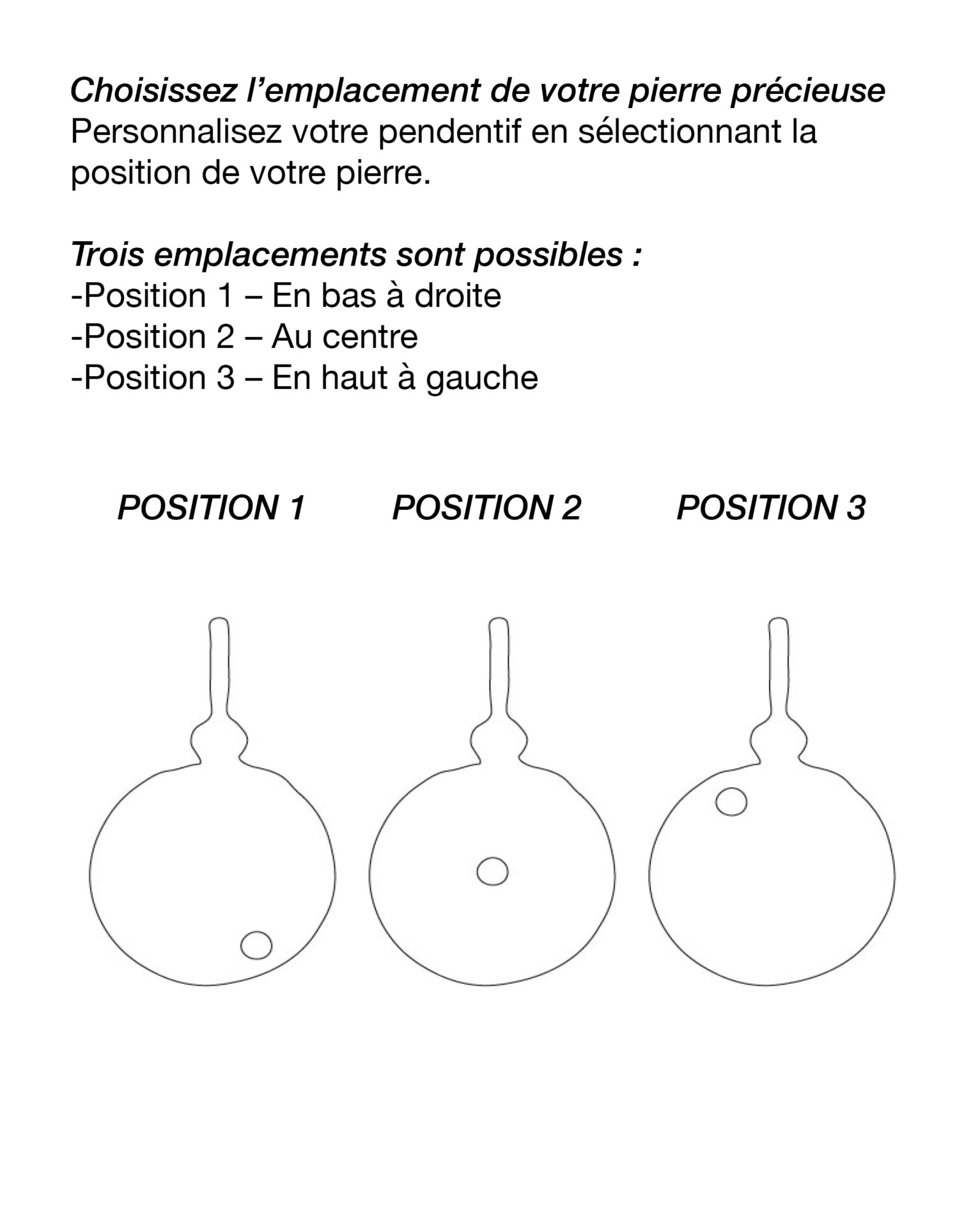 HYQS - PENDENTIF ABYSSE - SUR MESURE